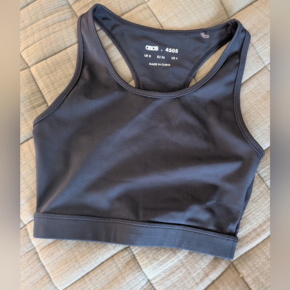 Asos 4505 Racer Back Sports Bra